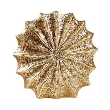 Imagem de Kuntesetty Vaso de flor de concha vaso decorativo vaso de mesa de mesa, Ouro Grande