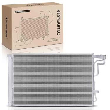 Imagem de A-Premium Condensador A/C de ar condicionado frontal compatível com Hyundai Elantra 2021 2022 2023 2.0L, substituição # 97606AA000