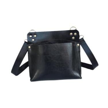 Imagem de Kokiya Bolsa de tesoura Barbeiro Essentials Hair Rainnamento Profissional Tools Scissors Bag Scissors para cabeleireiro, Preto