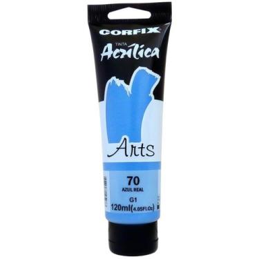 Imagem de Tinta Acrílica Arts Corfix 120ml G1 - 85120, 070 - AZUL REAL