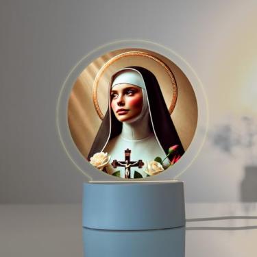 Imagem de Luminária colorida Led UV - Santa Rita de Cassia