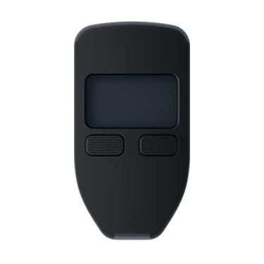 Imagem de CVER - Capa protetora de silicone para Trezor Model One, com recorte micro USB (preto)