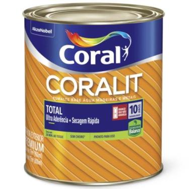 Imagem de Esmalte a Base de Água Coralit Total Zero 900ml Branco - 5202888 - COR