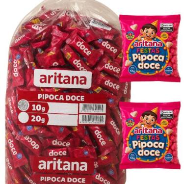 Imagem de Fardo de Mini Pipoca Doce c/ 50 un de 10gr Aritana festas