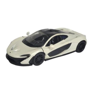 Imagem de Miniatura Carrinho de Ferro Mc laren p1 Esportivo Corrida BRANCO