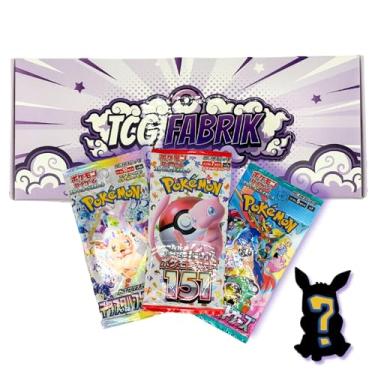 Imagem de Japanese Packs for Pokemon Bundle Authentic Factory Sealed Booster Packs (3 Packs in Total) (1X 151 1X Terastal Festival 1X Battle Partners (3 Packs / 22 Cards in Total)