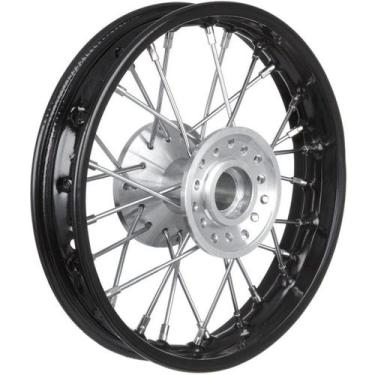 Imagem de Roda montada pro tork mini moto tr 50f / tr 100f, CROMADO - TRASEIRO, 