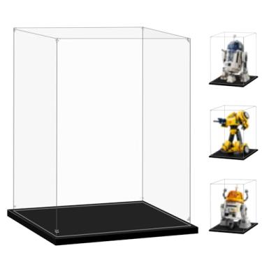 Imagem de LILIKAKA Vitrine De Acrílico Para Lego 75379 R2-D2 Ou 10338 Bumblebee, 21 X 18 27 Cm (8,26 7,08 10,62 Polegadas), Proteja Seus Itens Colecionáveis Da Poeira Com Uma Transparente