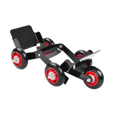 Imagem de JicSuXi Carrinho de Elevação de Pneus Furados, Carrinho de Emergência para Pneus Furados, Rolo de Desinflação de Pneus com 5 Rodas, Ferramenta de Movimentação