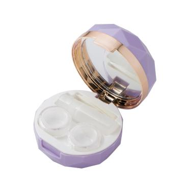 Imagem de Estojo porta lentes Delicate Box + Pinça e Ventosa Roxo