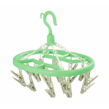 Imagem de Mini varal oval com 18 prendedores - secalux