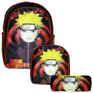 Imagem de Mochila Escolar Creche Pré Escola Masculina Naruto Costas - TOYS 2U