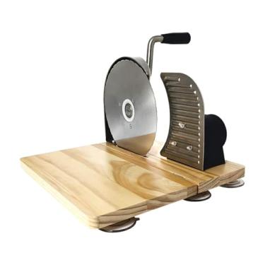 Imagem de KiBcsLic Fatiador de pão, cortador de pão doméstico com espessura ajustável, máquina de fatiar queijo, guia para fatiar pão torrado, Prata