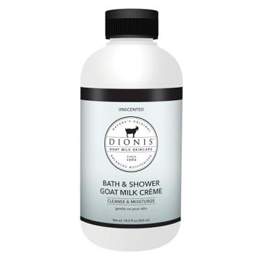 Imagem de Dionis Sabonete de banho de leite de cabra e creme de banho líquido sem perfume 411 g (pacote com 1)