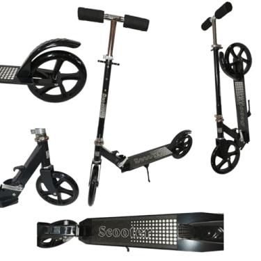 Imagem de Patinete Adulto Juvenil Scooter 2 Rodas Até 100 Kg Criança Adolescente Dobravél Resistente Portátil