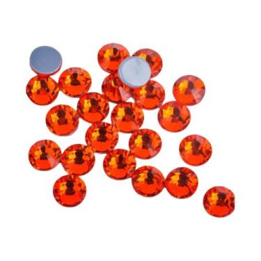 Imagem de Strass Termocolante DMC Cor Verde Vulcão Hot Fix Cristal Para Costura 