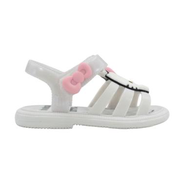 Imagem de Sandália Mini Melissa Hip+Hello Kitty Baby Branco/Branco
