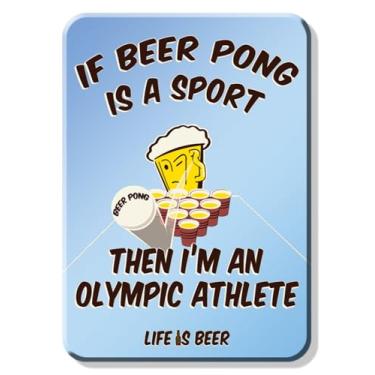 Imagem de Desperate Enterprises Ímã de geladeira de atleta olímpico - Ímãs de geladeira engraçados para trabalho, casa e escola - Feito nos EUA