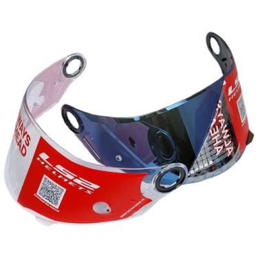 Imagem de Viseira Capacete Ls2 FF358 Cristal Mais Azul Original