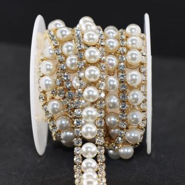 Imagem de Pulseira com miçangas de cristal Jerler de 91 cm com acabamento em str