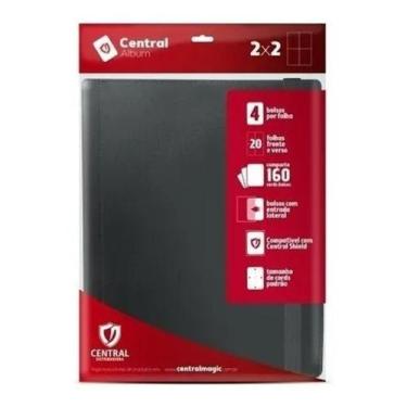 Imagem de Pasta Álbum Fichário Central 2x2 Pokémon Magic P/ 160 Cards