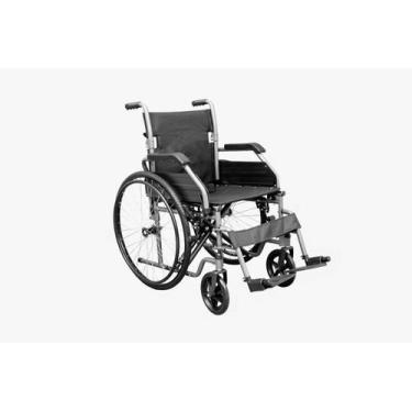 Imagem de Cadeira De Rodas Dobrável Resistente Até 125kg -- Tamanho 48 Hidroligh
