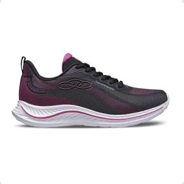 Imagem de Tênis Running Feminino Olympikus Apolis Preto E Pink, Preto, Pink, 39