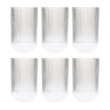 Imagem de Jogo com 6 Copos de Vidro Sofia 450ml - Transparente - Vista Home