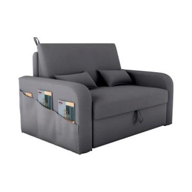 Imagem de Sofá Cama 2 lugares Compacto com Baú 140 Larg Lady Day Matrix, VELUDO 