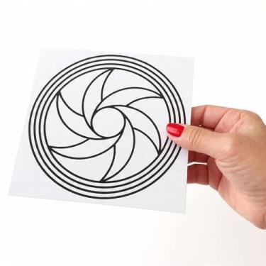 Imagem de Placa Radiestesia Radiônica 17x17 Cm - TRITURADOR