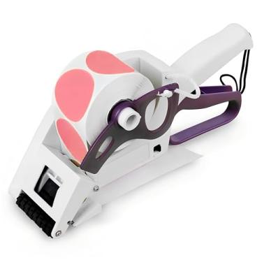 Imagem de RXLIFE Aplicador manual de etiquetas, pistola portátil de código de barras, máquina de rotulagem de garrafa redonda plana, dispensador manual de adesivos, para núcleo de rolo de etiqueta de 2,5 cm 7,6