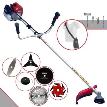 Imagem de Cortador De Grama à Gasolina Kawashima Bcj521l 52cc 6 Em 1