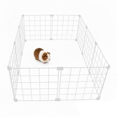 Imagem de Cercado Porquinho da Índia 60x90x30cm Simples Tela Aramada e Conectivo