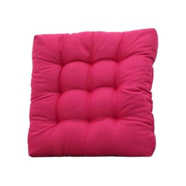 Imagem de Almofada para Cadeira Assento Futton Poltrona 60x60cm Decorativa(ROSA)