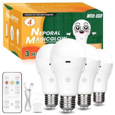 Imagem de Lâmpadas recarregáveis Neporal MagicGlow 15W A19 LED
