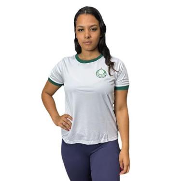 Imagem de Camisa Palmeiras Baby Look 1914 II  Branca - Feminina - Betel, M, Bran