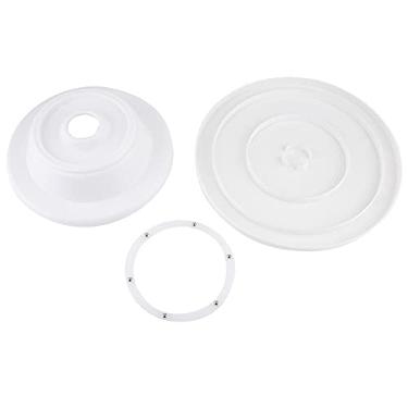 Imagem de Domary Conjunto de Ferramentas de Cozimento de Pastelaria Com Suporte Giratório para Decoração de Bolos para Restaurante e Loja de Sobremesas (Branca)