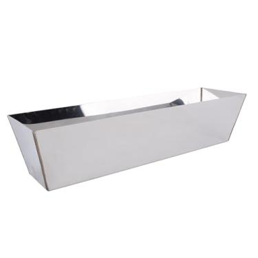 Imagem de Jiawu Bandeja de Lama de Aço Inoxidável Elegante Bandeja de Mistura de Gesso Com Aderência Confortável para Misturar Tinta de Massa de Argamassa de Cimento, Tigela de Gesso Antiaderente de Alta Resistência para Artesãos e Trabalhadores Construção