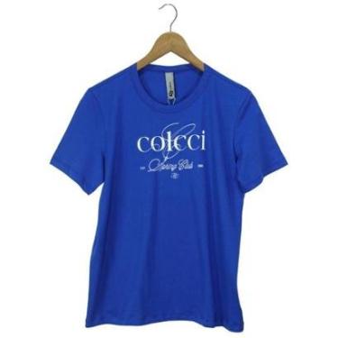 Imagem de Camiseta Colcci Azul Feminina-Feminino