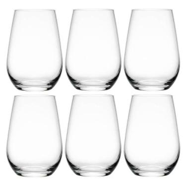 Imagem de Jogo de Copos de Cristal Transparente Versat 500ml 6 peça - Seu Lar