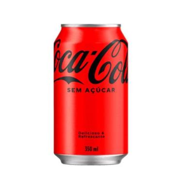 Imagem de Refrigerante Sem Açúcar Coca-Cola Lata 350ml