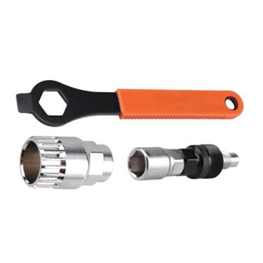 Imagem de menolana Ferramenta para remoção de pedivela de bicicleta, extrator de movimento central, kit de ferramentas prático e compacto para reparo de pedivela de, Style a