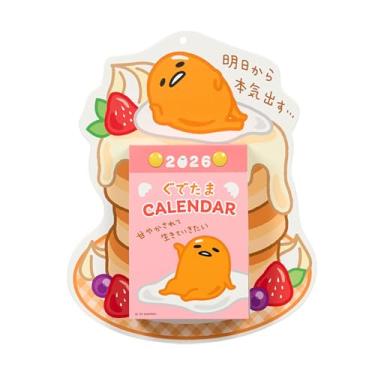Imagem de Sanrio Calendário de parede diário 622362, papel Gudetama 2026, pendurar na parede