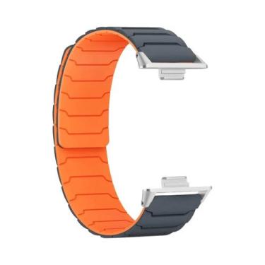Imagem de Pulseira Magnética De Silicone Para Xiaomi MiBand 8 pro 9 pro Redmi Wa