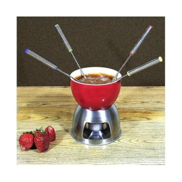 Imagem de Conjunto de 12 Garfos Fondue Aço Inoxidável com Cabos Resistentes ao Calor Ótimos para Marshmallows Fontes Chocolate Queijo Carnes Frutas Leves e Durá