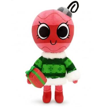 Imagem de Boneca de Pelúcia Bobette Novo Dandys Mundo, Personagem Anime OC, Brinquedo Colecionável com Roupa Natalina