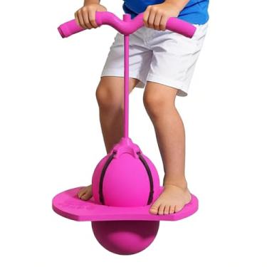 Imagem de Bola De Saltar Para Crianças - Brinquedo de Pular com Bomba - Bolas Saltitonas para Crianças,Para Adultos Treino De Equilíbrio E Exercício Para Brincadeira Em Ambientes Exteriores E Interiores