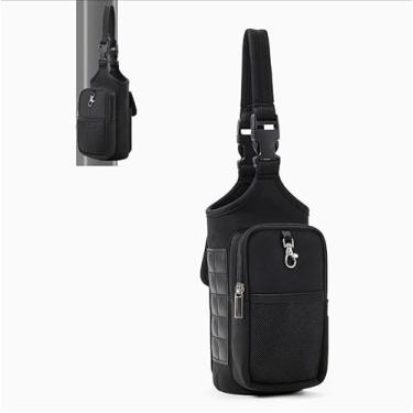 Imagem de Yanwela Bolsa magnética para garrafa de água para academia com suporte magnético forte para homens e mulheres fixa-se com segurança a superfícies metálicas, perfeita para garrafa de 1,134 g, telefone