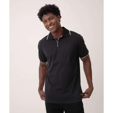Imagem de Polo Masculina Manga Curta Marisa Preto-86008 - MR, Preto, G