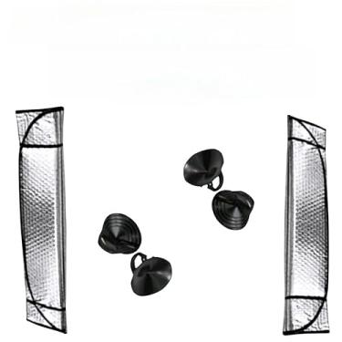 Imagem de Protetor Solar Para-brisa Painel De Carro Corta Sol Quebra Tapa Para Carros Universal 130x60cm(2 PEÇA (LEVE MAIS PAGUE MENOS))